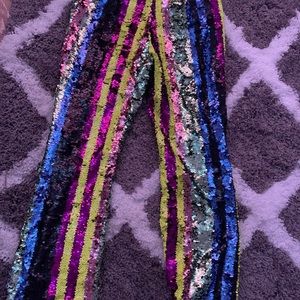 High waist forever 21 disco flare pants!!